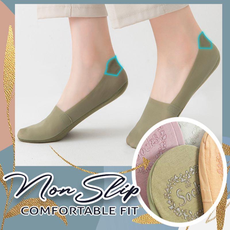 BowLift | Free Cut Non Slip Ice Silk Socks 3 Pairs
