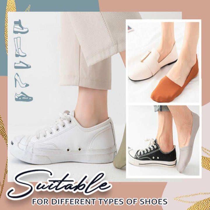 BowLift | Free Cut Non Slip Ice Silk Socks 3 Pairs