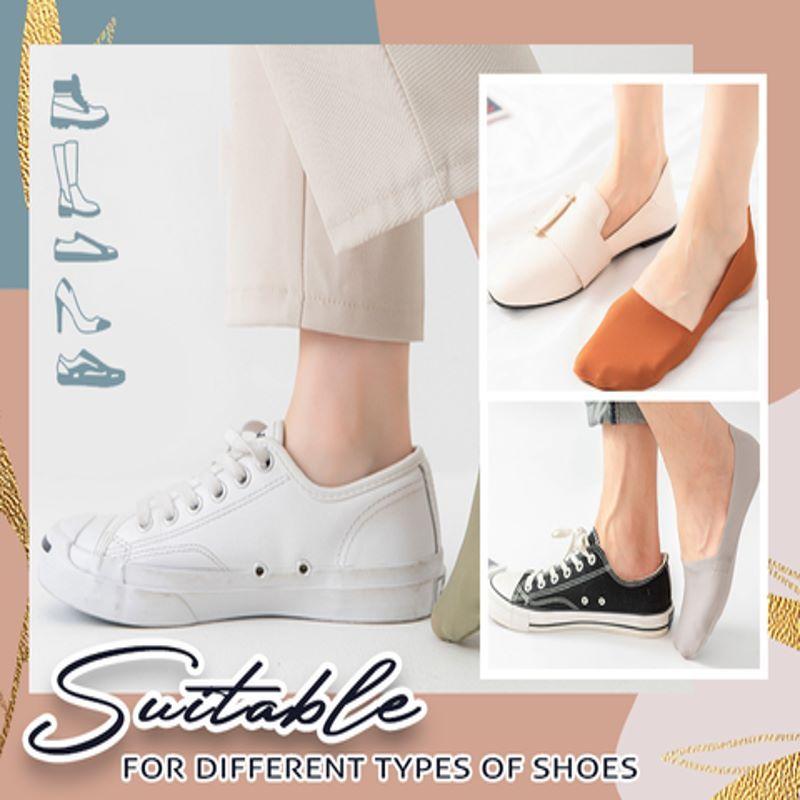 BowLift | Free Cut Non Slip Ice Silk Socks 3 Pairs