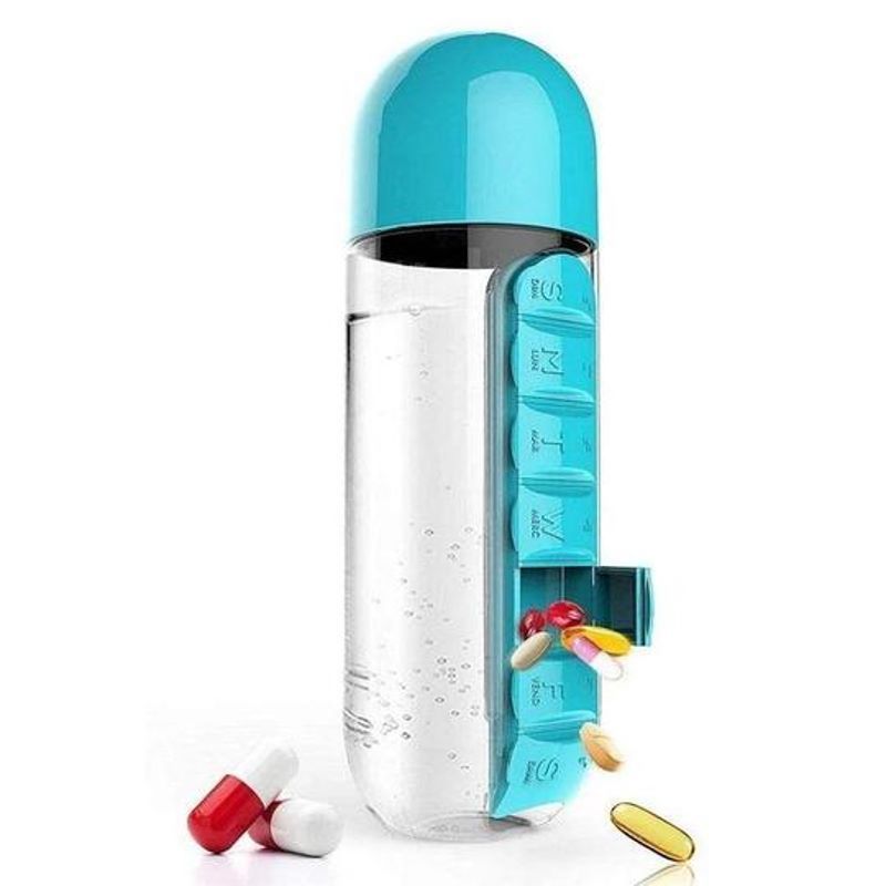 BowLift | 2 in 1 Daily Pill Box Water Bottle