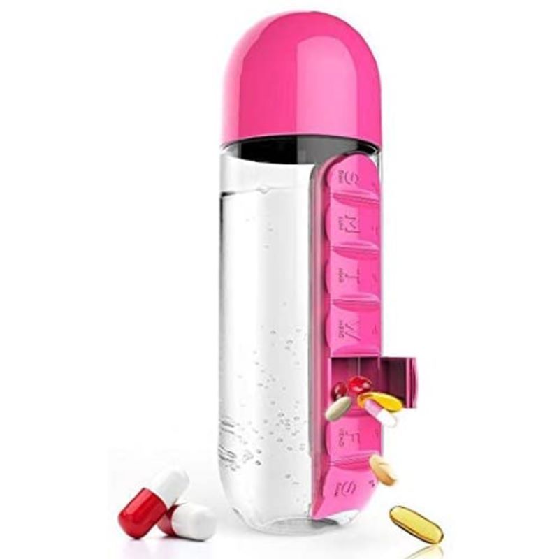 BowLift | 2 in 1 Daily Pill Box Water Bottle