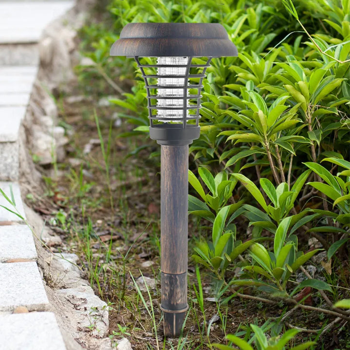 BowLift | Solar Garden Light with Insect Repellent - LED Outdoor Lamp for Terrace & Garden