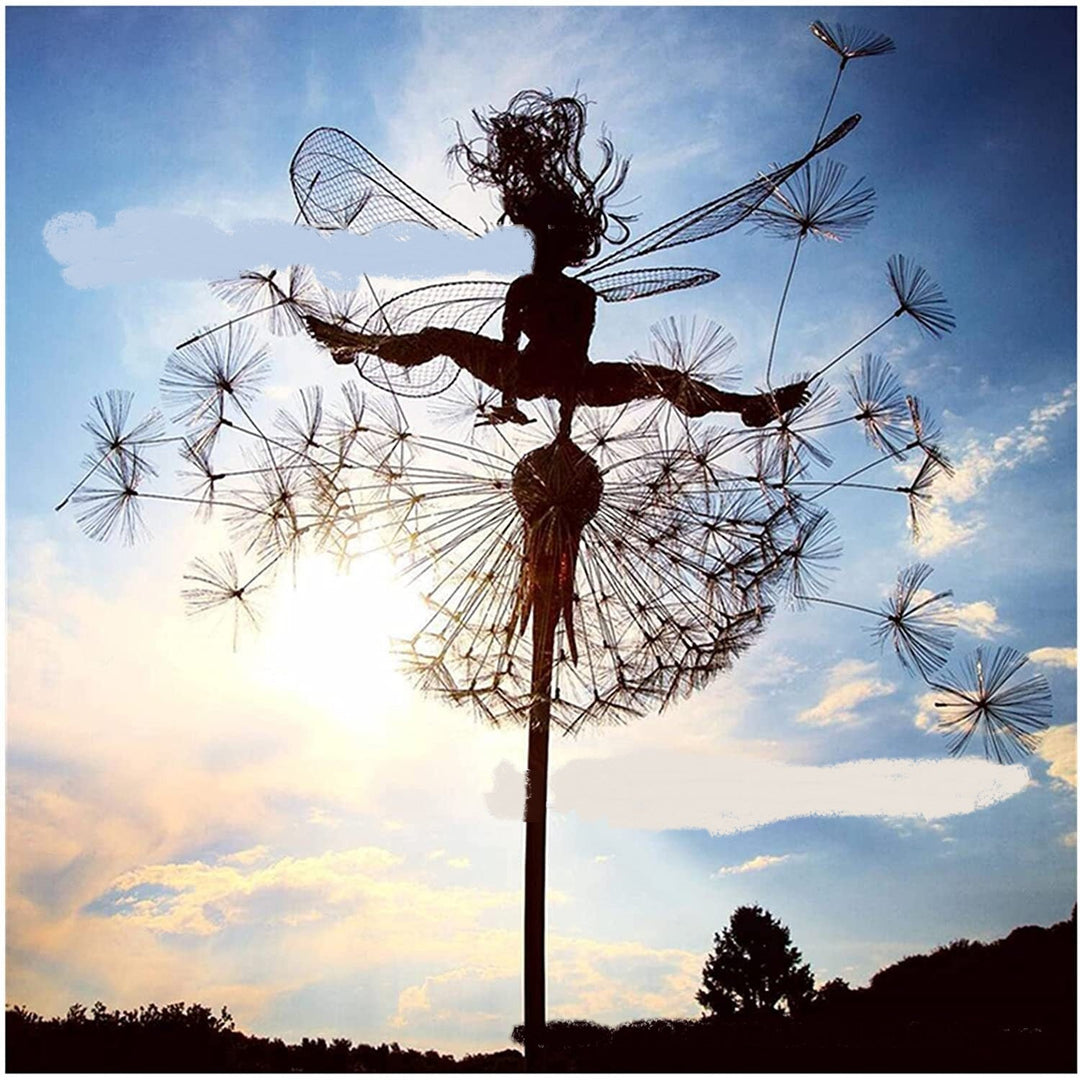 Flower fairy garden miniature sculptures fairy garden mythical fairy Bowlift
