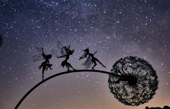 Flower fairy garden miniature sculptures fairy garden mythical fairy Bowlift