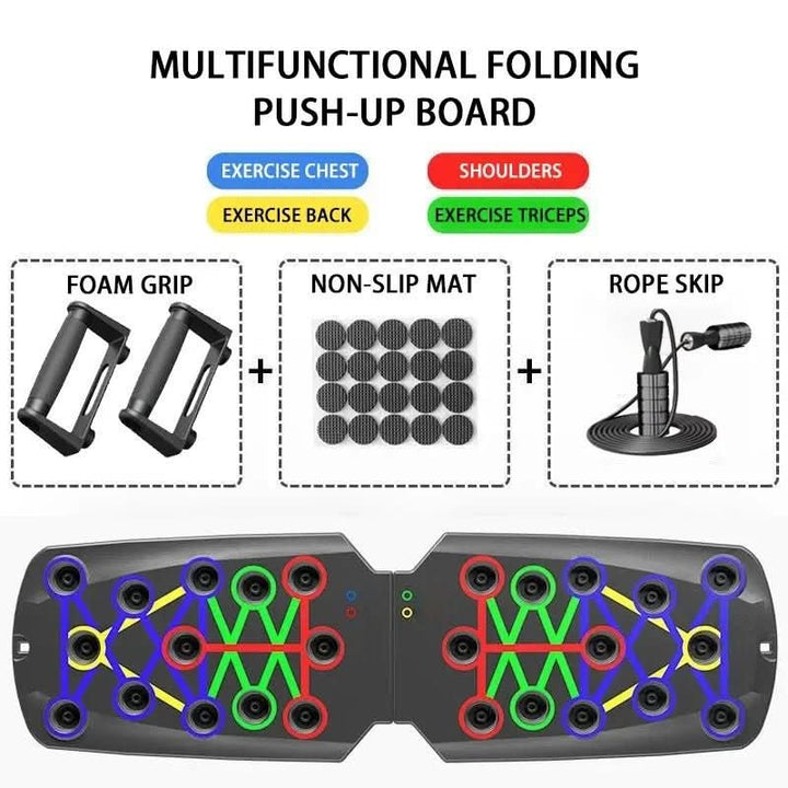 BowLift | 14-in-1 push-up board for targeted upper body training