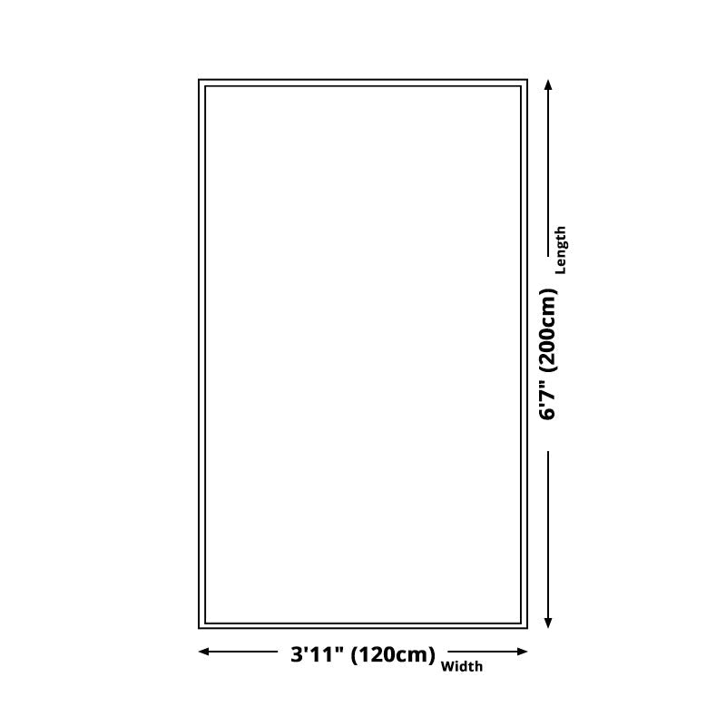 BowLift | Casual Living Room Rug in Green and Pink Solid Color Rug Polyester Pet-Friendly Area Rug