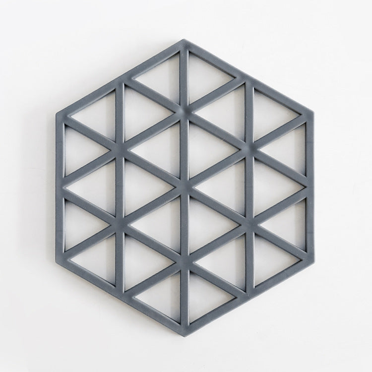 Unisex Silicone Coaster with Modern Geometric Design Bowlift