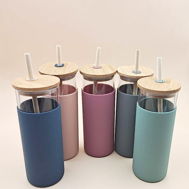 Women sustainable drinking cup with bamboo lid Bowlift