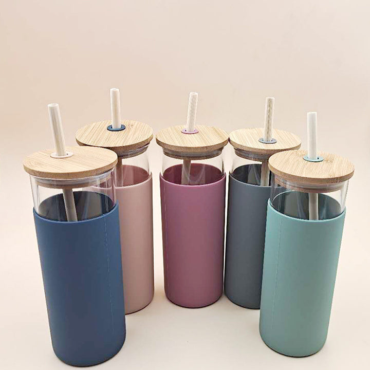 Women sustainable drinking cup with bamboo lid Bowlift