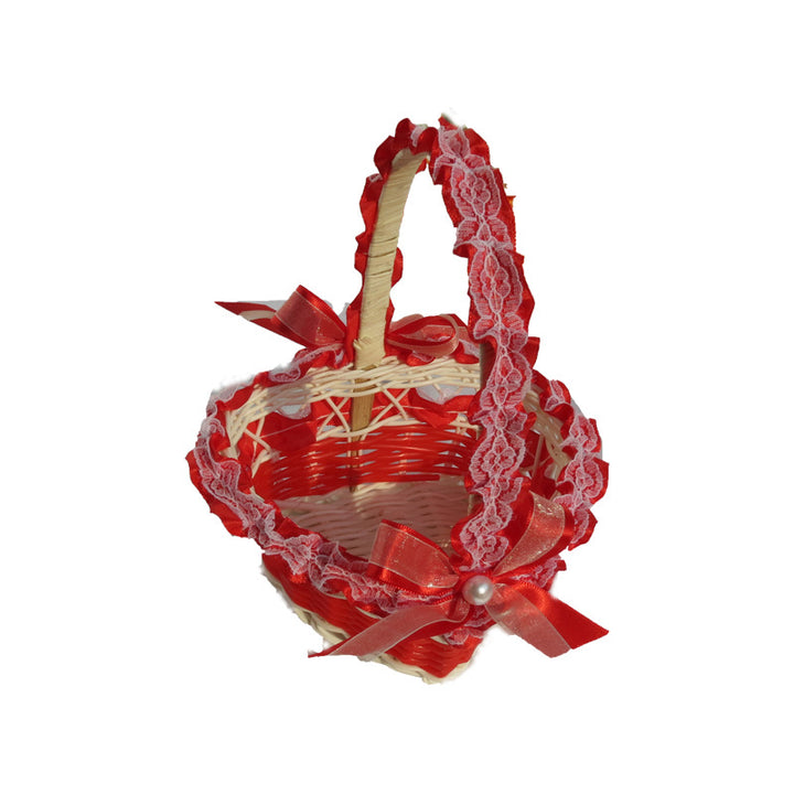 Heart-Shaped Decorative Basket Bowlift