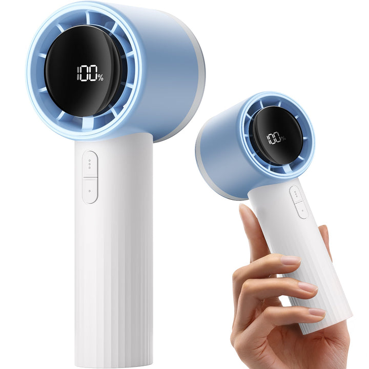 Portable High Speed Handheld Turbo Fan with LED Display | Bowlift