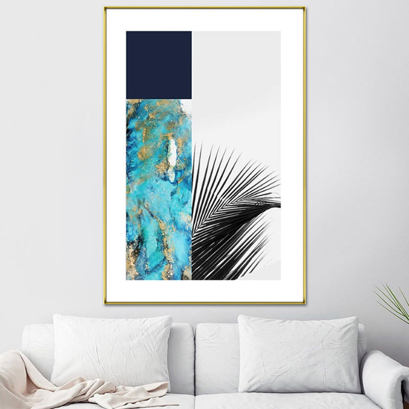 BowLift | Multicolored abstract canvas print tropical textured wall art for home