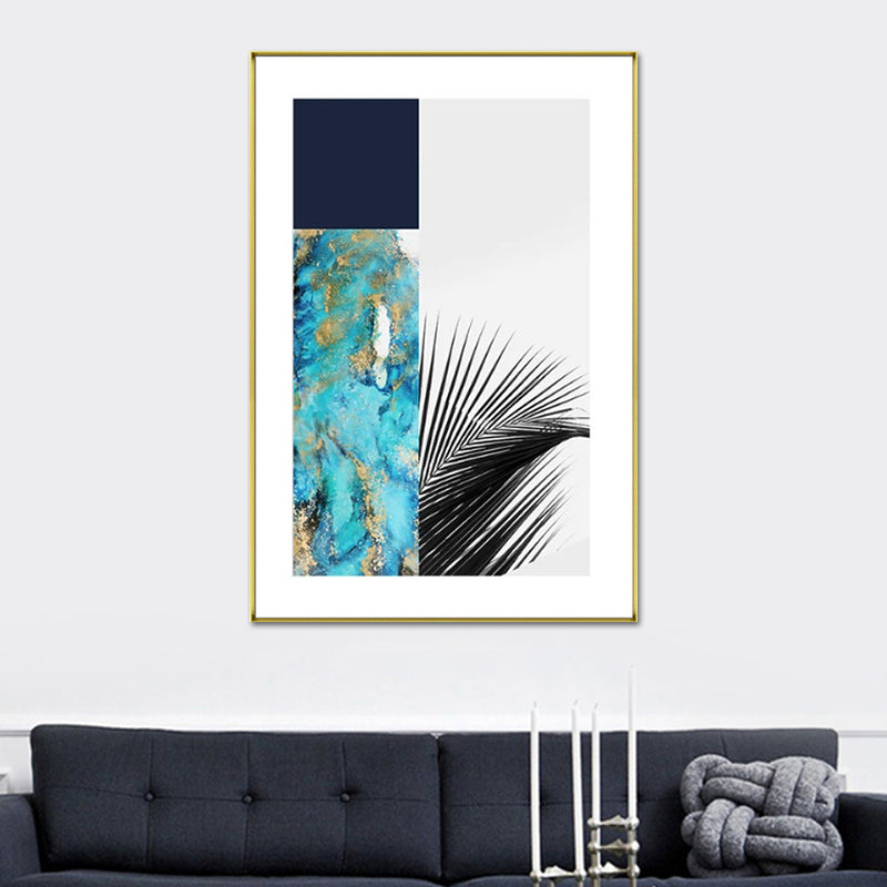BowLift | Multicolored abstract canvas print tropical textured wall art for home