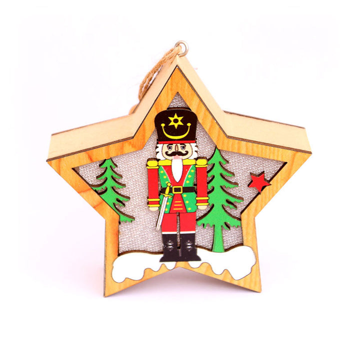 Decorative Star-Shaped Nutcracker Light Bowlift