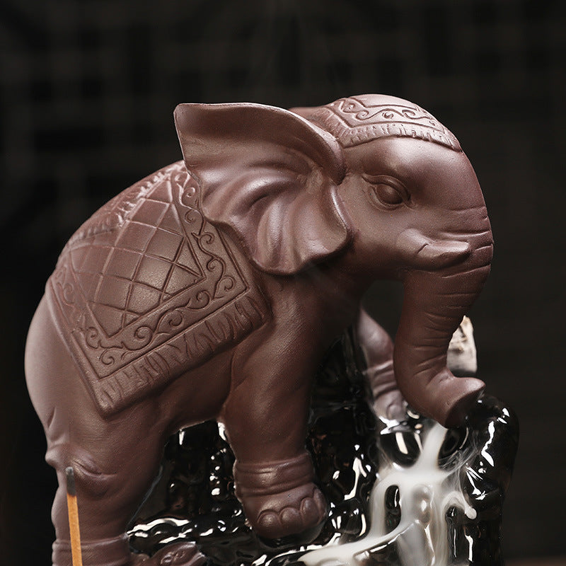 Elephant Theme Aromatic Incense Holder