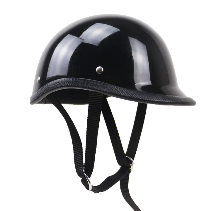 Classic Cruiser Motorcycle Safety Helmet Bowlift