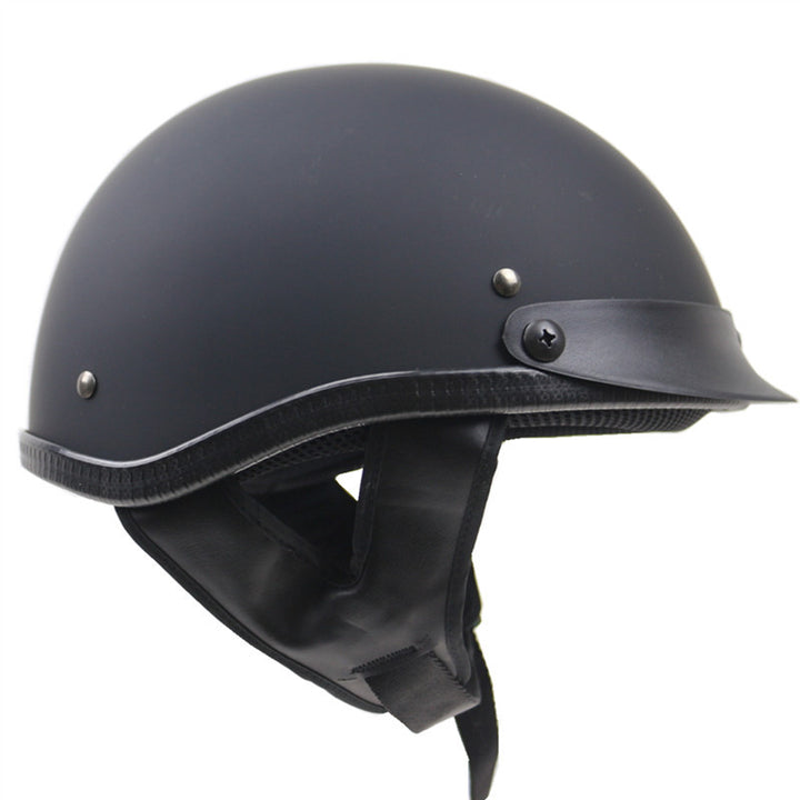 Classic Low-Profile Motorcycle Riding Helmet Bowlift