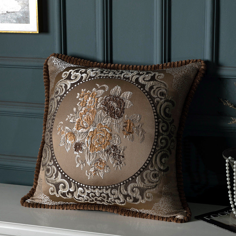 Decorative Floral Throw Cushion
