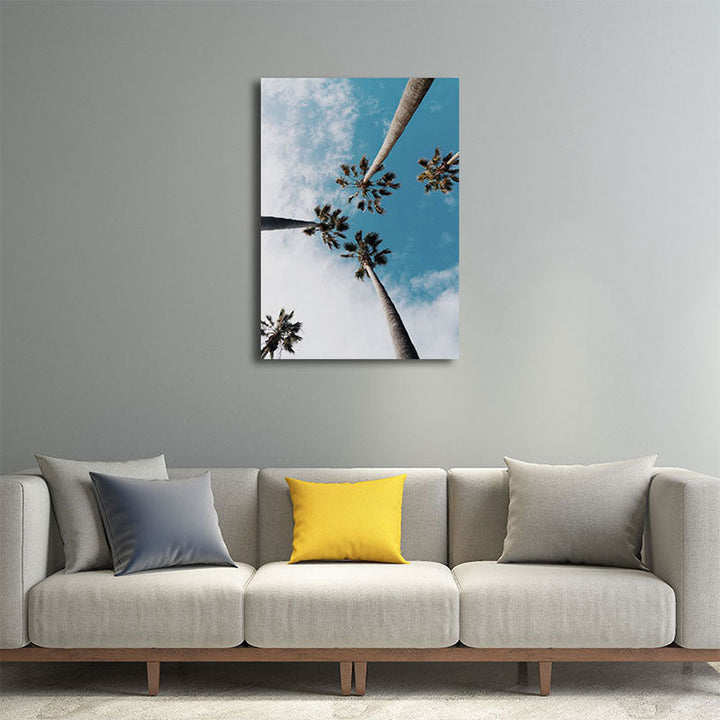 BowLift | Textured Landscape Art Print Tropical Canvas Wall Decoration for Living Room