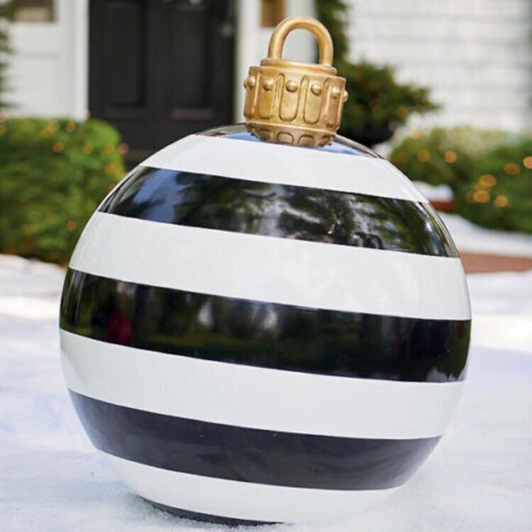 BowLift | Christmas Inflatable Decoration Ball | Outdoor Yard Ornament | 60cm PVC