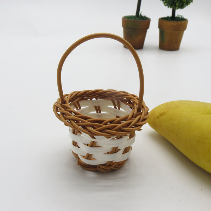 Mini Decorative Woven Basket Bowlift