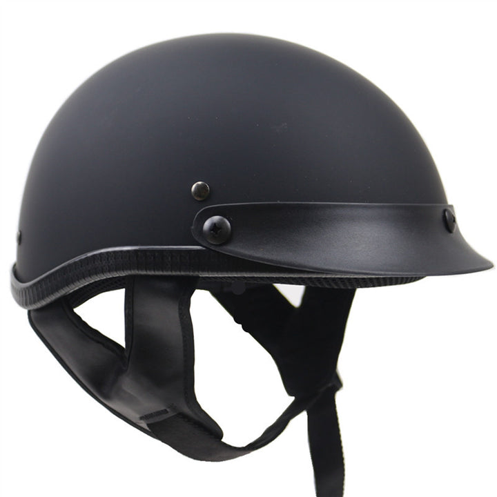 Classic Low-Profile Motorcycle Riding Helmet Bowlift