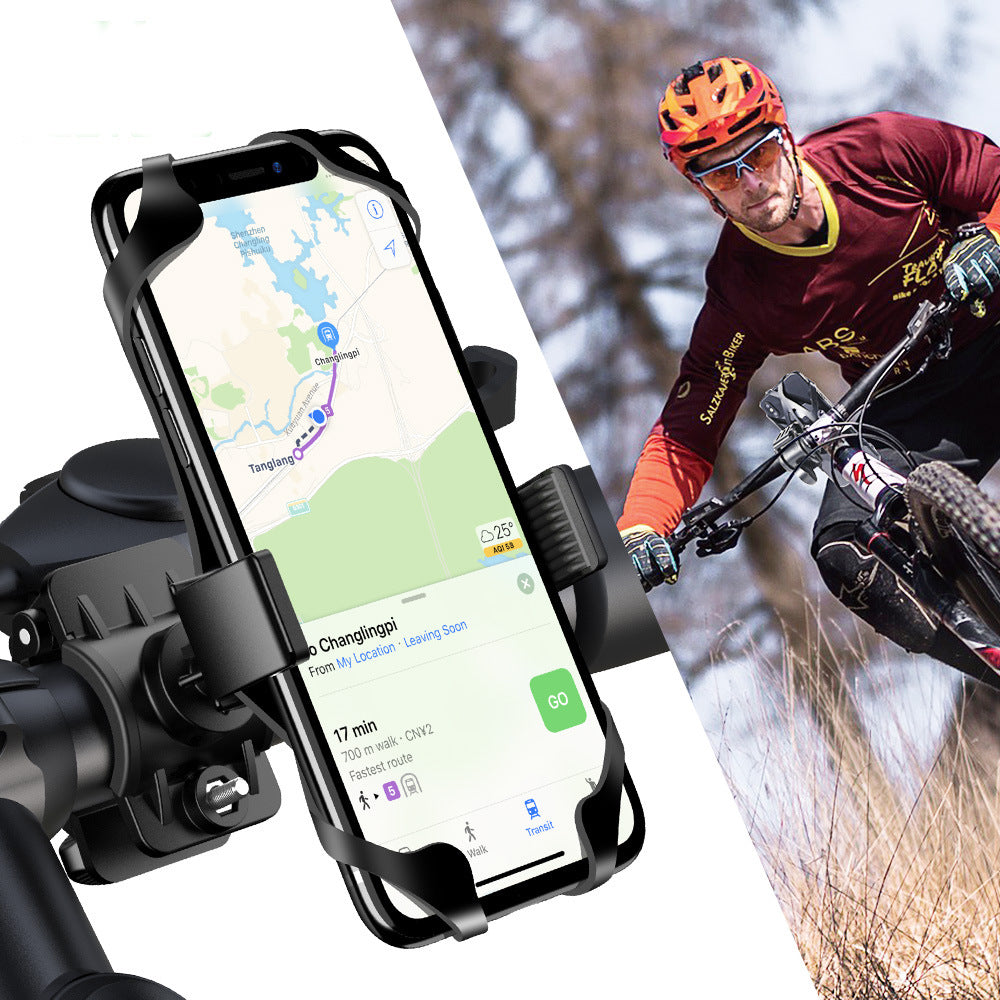 adjustable bicycle phone mount with universal handlebar clamp and 360° swivel Bowlift