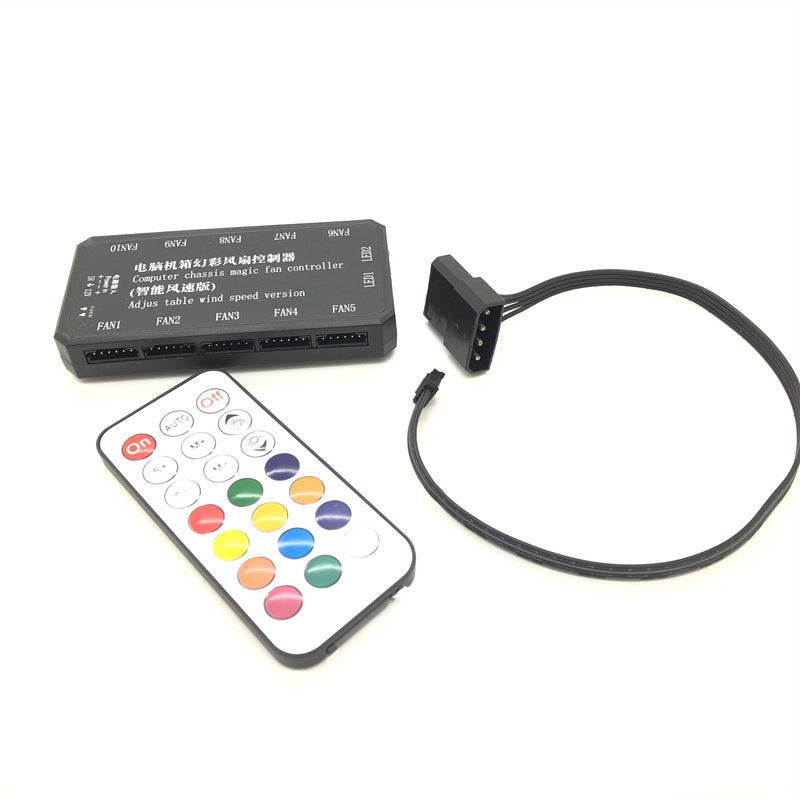 Rgb fan control system with extensive remote control Bowlift