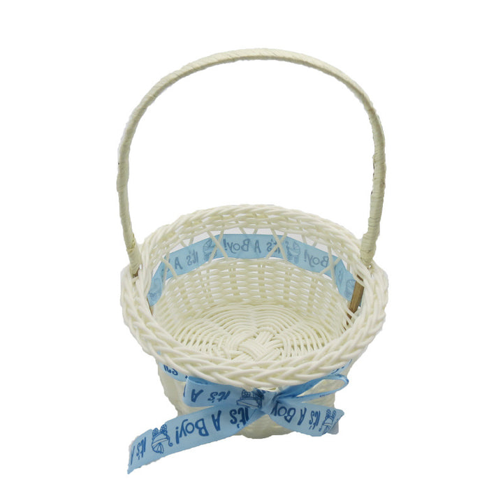 Women Elegant Basket with Woven Design Bowlift