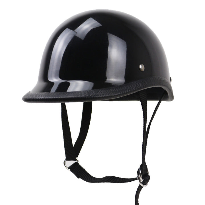 Classic Cruiser Motorcycle Safety Helmet Bowlift