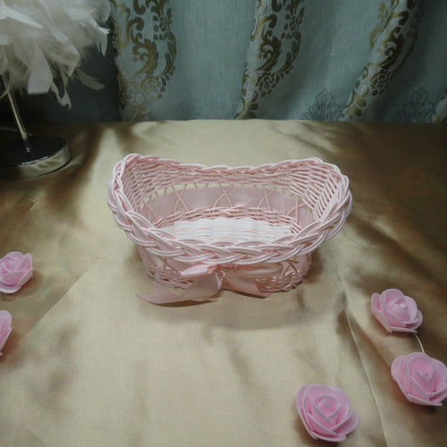 Ladies decorative storage basket with bow accent Bowlift