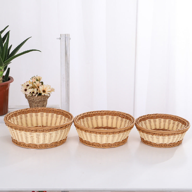Unisex storage baskets made of woven material Bowlift