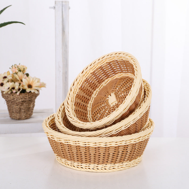 Unisex storage baskets made of woven material Bowlift