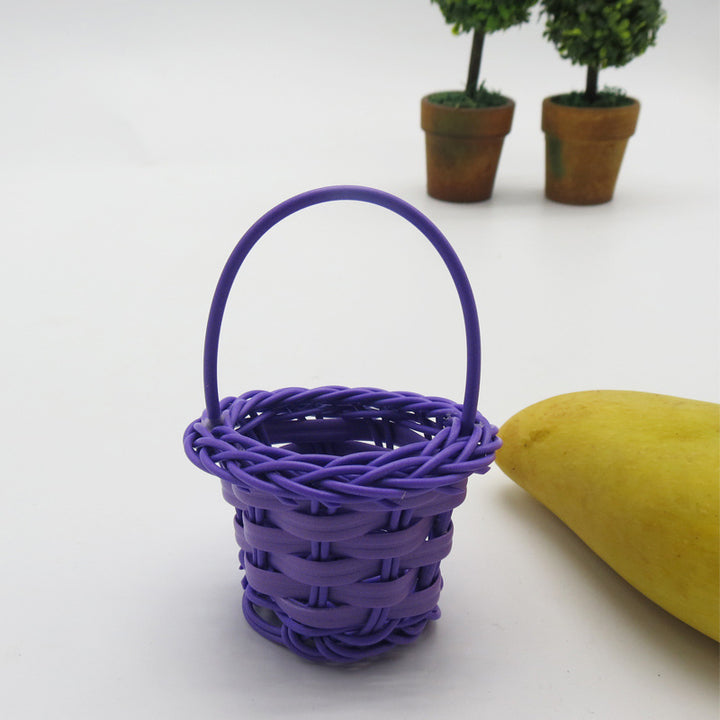 Mini Decorative Woven Basket Bowlift