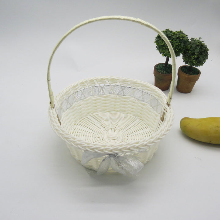 Women Elegant Basket with Woven Design Bowlift