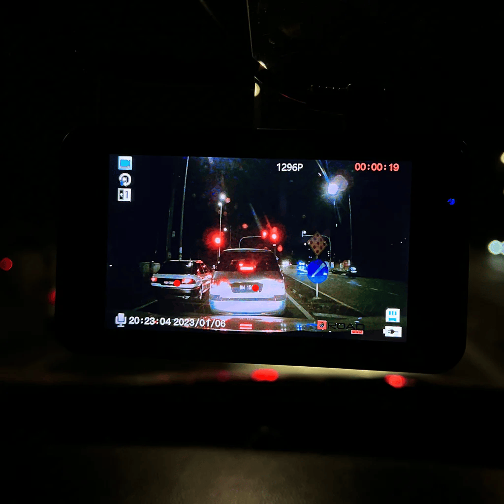 BowLift |  Dashcam with two lenses, 1080P HD and night vision - 170° wide angle