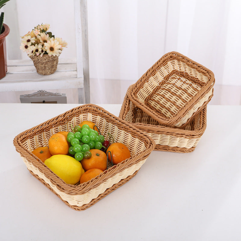 Unisex storage baskets made of woven material Bowlift