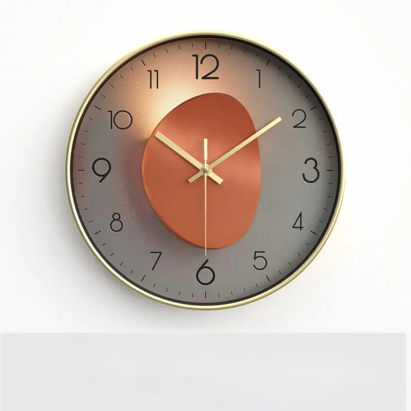Stylish Modern Wall Clock - Compact 20x20 cm Clock for Living Room and Bedroom, AvailaBowlifte in 6 Styles | Bowlift