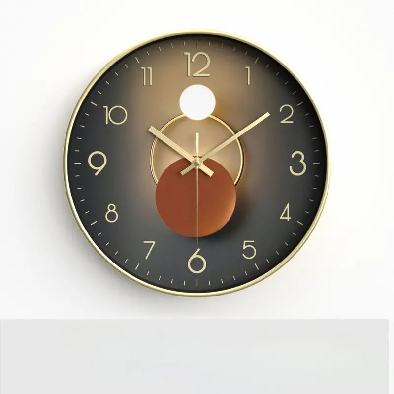 Stylish Modern Wall Clock - Compact 20x20 cm Clock for Living Room and Bedroom, AvailaBowlifte in 6 Styles | Bowlift