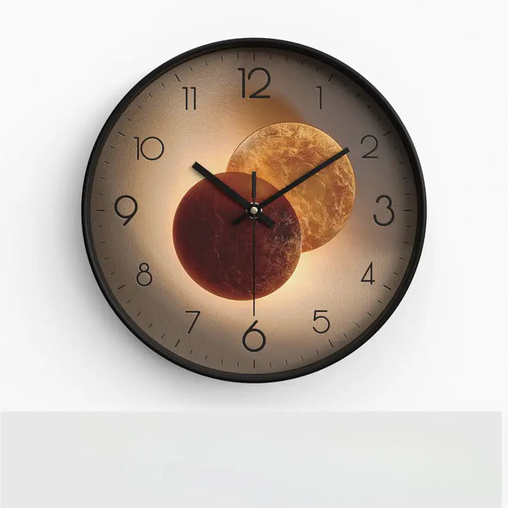 Stylish Modern Wall Clock - Compact 20x20 cm Clock for Living Room and Bedroom, AvailaBowlifte in 6 Styles | Bowlift