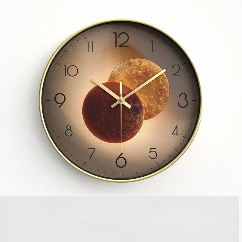 Stylish Modern Wall Clock - Compact 20x20 cm Clock for Living Room and Bedroom, AvailaBowlifte in 6 Styles | Bowlift