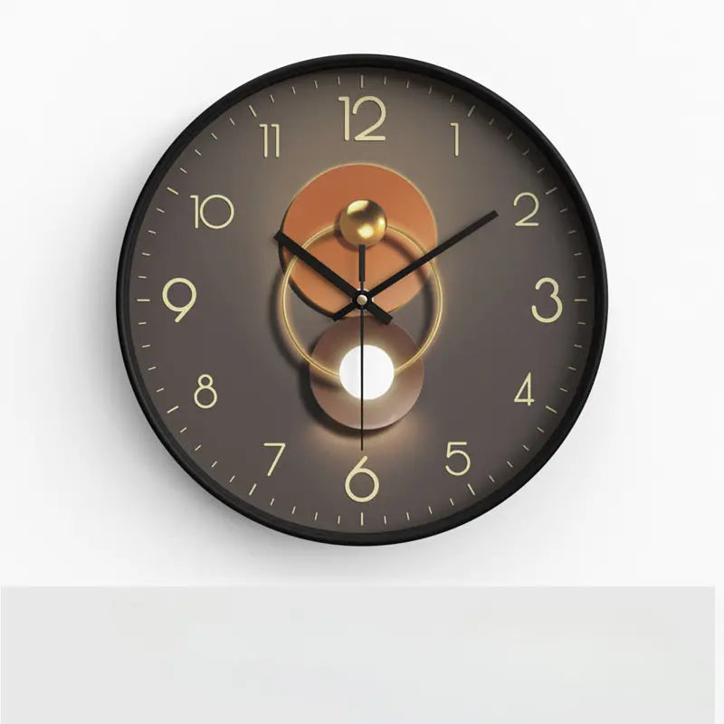 Stylish Modern Wall Clock - Compact 20x20 cm Clock for Living Room and Bedroom, AvailaBowlifte in 6 Styles | Bowlift