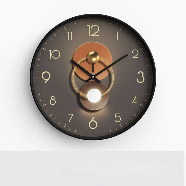Stylish Modern Wall Clock - Compact 20x20 cm Clock for Living Room and Bedroom, AvailaBowlifte in 6 Styles | Bowlift