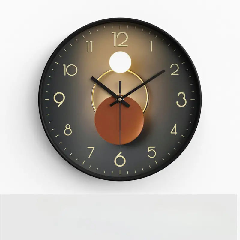 Stylish Modern Wall Clock - Compact 20x20 cm Clock for Living Room and Bedroom, AvailaBowlifte in 6 Styles | Bowlift