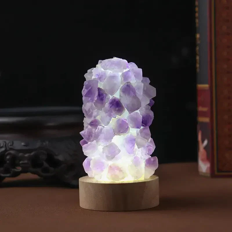 BowLift | Stylish Amethyst Lamp - Calming Light and Energy