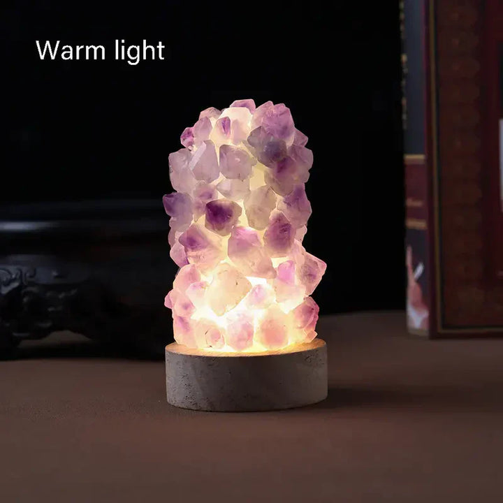 BowLift | Stylish Amethyst Lamp - Calming Light and Energy
