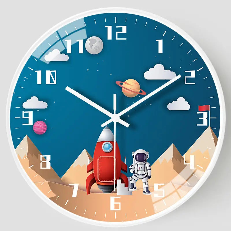 BowLift | QuietCosmos - Contemporary Wall Clock