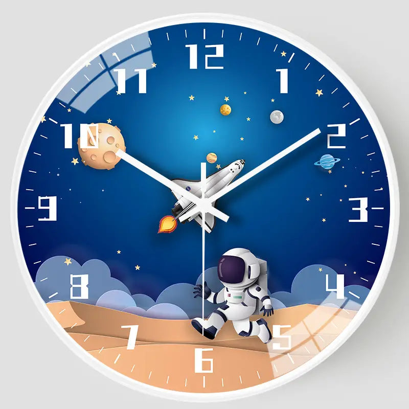 BowLift | QuietCosmos - Contemporary Wall Clock