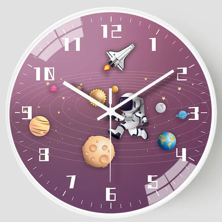 BowLift | QuietCosmos - Contemporary Wall Clock