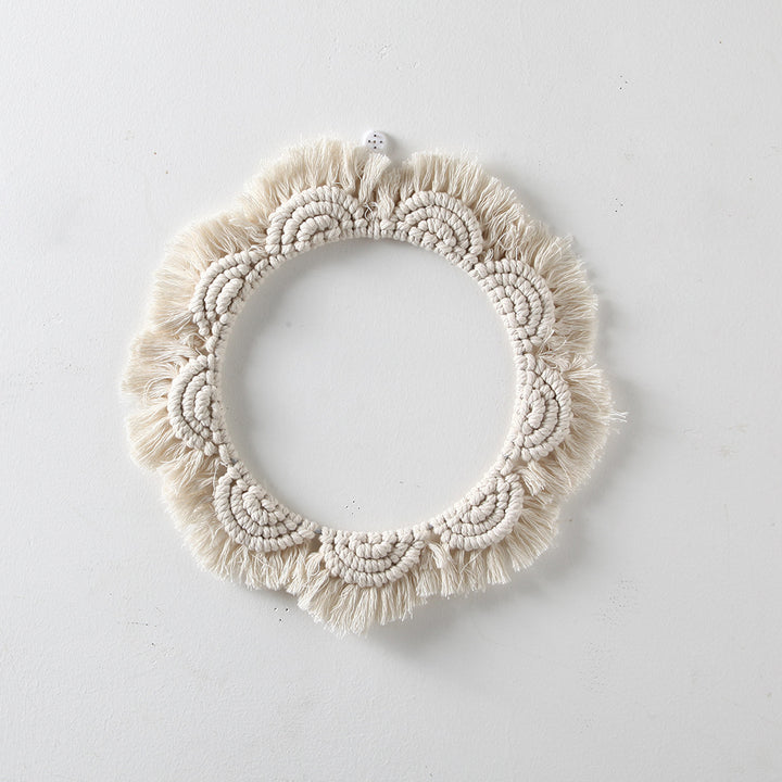 Decorative Macramé Wall Mirror Bowlift